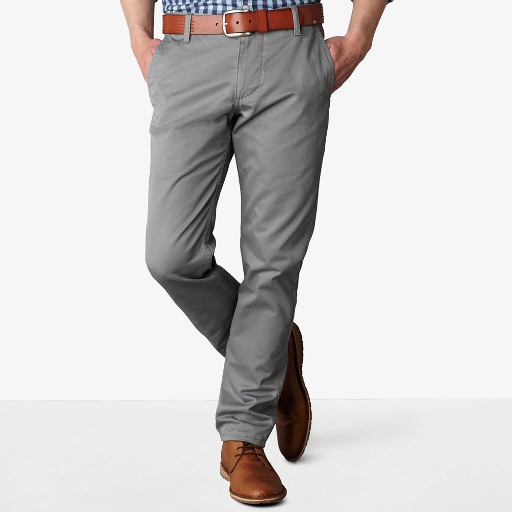 Dockers Grey Slim Tapered Chino Pants